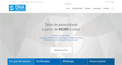 Desktop Screenshot of dnabarato.com.br