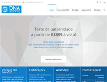 Tablet Screenshot of dnabarato.com.br